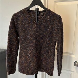 ROE Blue and Brown Knit Sweater